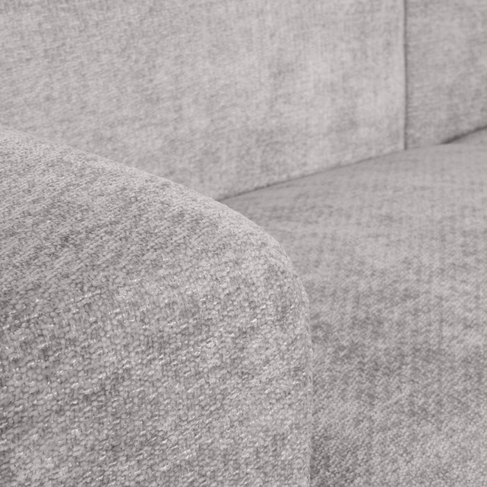 LABEL51 - Hoekbank Eden Rechts - Stone Elite - Zwart Metaal