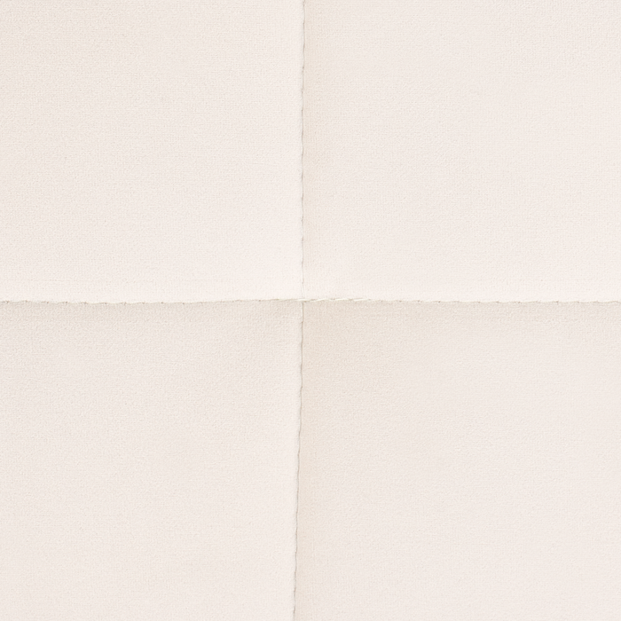 Beliani - ABERDEEN - Hoekbank - Lichtbeige - Rechterzijde - Fluweel