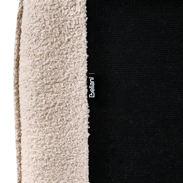 Beliani - LAVAUR - Tweepersoonsbed - Beige - 160 x 200 cm - Bouclé