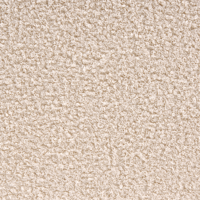 Beliani - LAVAUR - Tweepersoonsbed - Beige - 160 x 200 cm - Bouclé