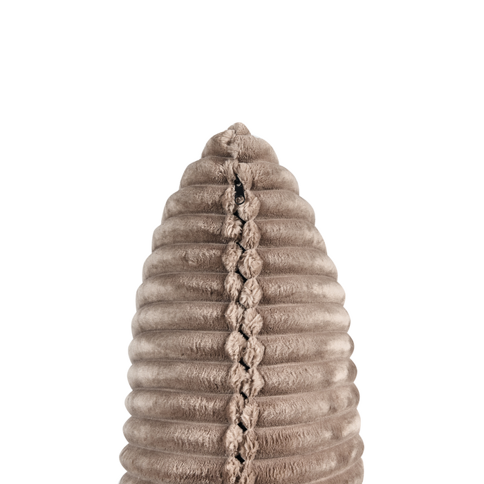 Beliani-STENUM-Hoekbank 3-zits-Lichtbruin-Rechtszijdig-Corduroy