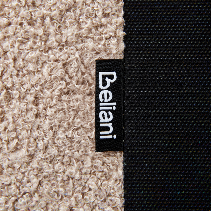 Beliani - LAVAUR - Tweepersoonsbed - Taupe - 180 x 200 cm - Bouclé