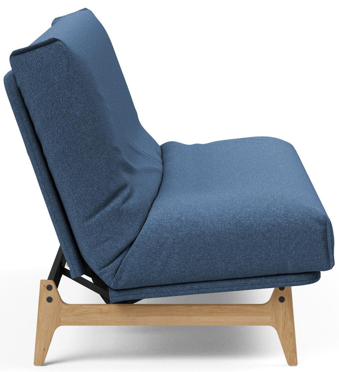 Innovation Aslak Blauw Bouclé Slaapbank 140 cm