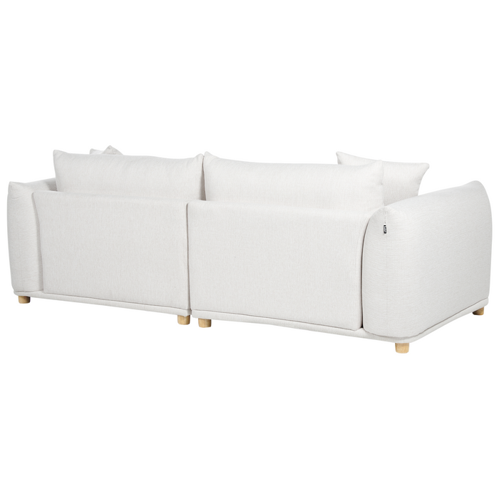 Beliani - LUVOS - Banken set - Gebroken wit - Polyester