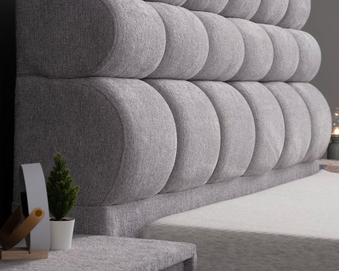 SKYBEDD ® Biobedd Boxspring met Opbergruimte en Matras en Matras