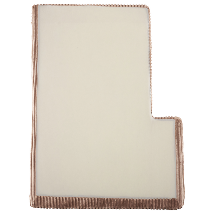 Beliani-LOFOTEN-Hoekbank 4-zits-Lichtbruin-Rechtszijdig-Corduroy