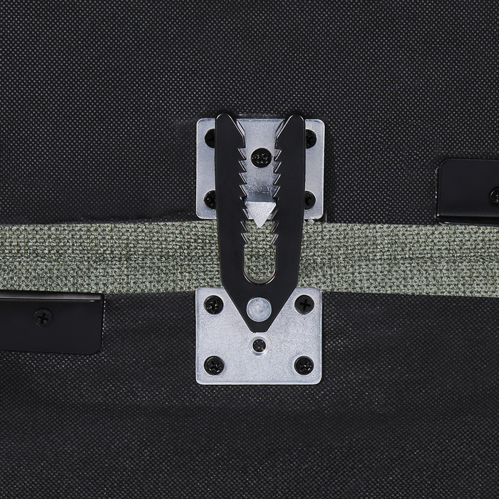 Beliani - ALNES - Modulaire bank - Donkergroen - 6-zits - Stof