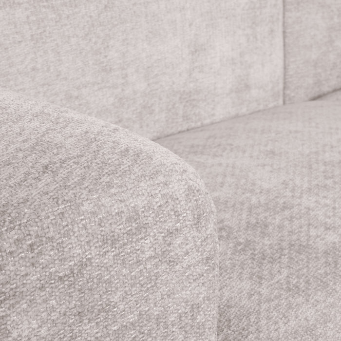 LABEL51 - Hoekbank Eden Links - Naturel Elite - Zwart Metaal