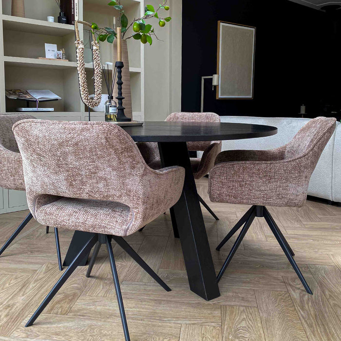 Kick draaistoel Nori - Taupe