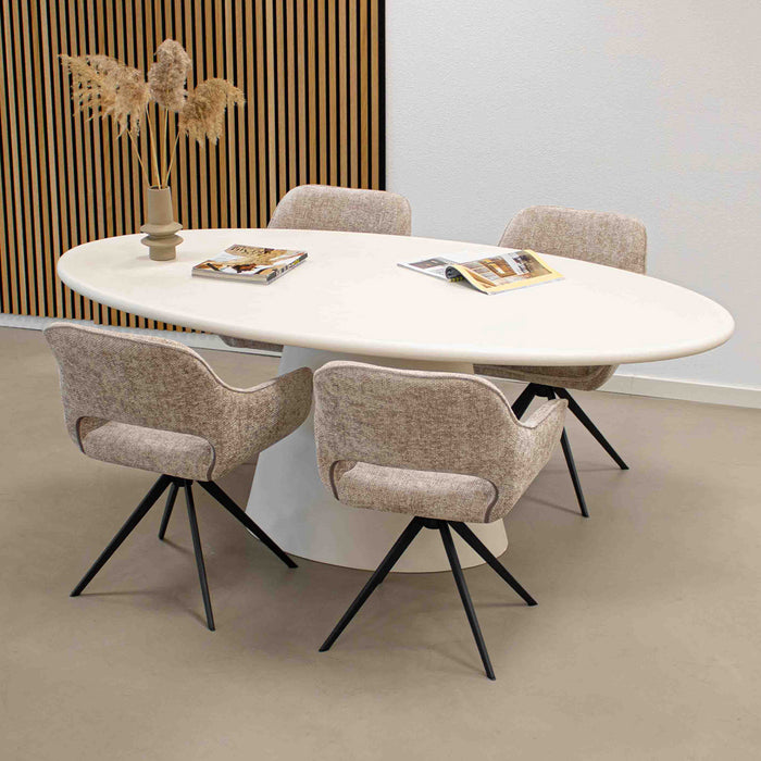 Kick draaistoel Nori - Donkergrijs