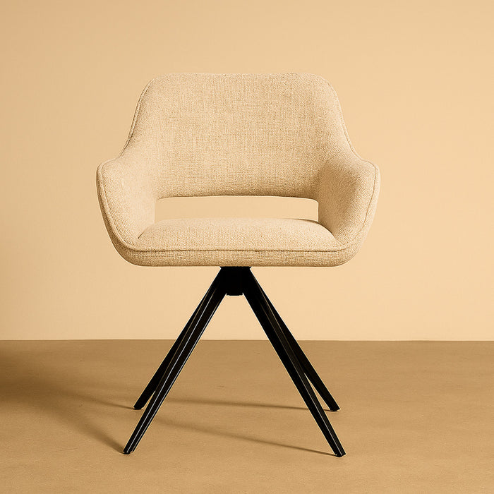 Kick draaistoel Nori - Crème