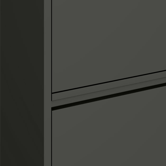 by fonQ Klip Schoenenkast - 2 Vakken - Zwart