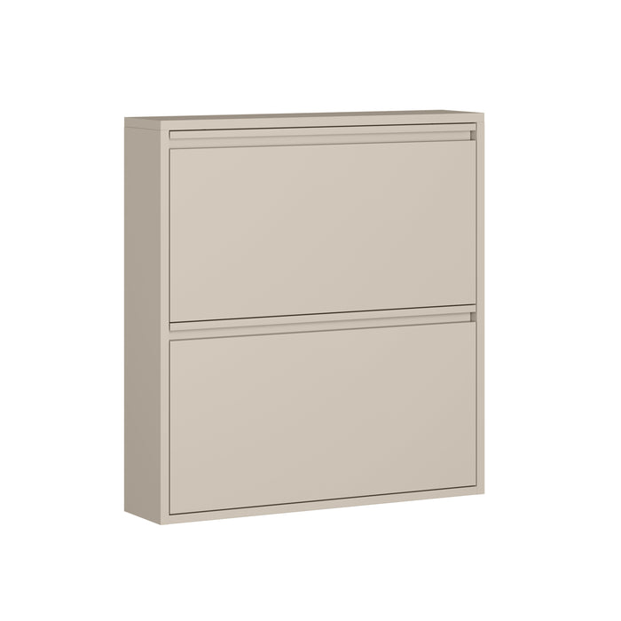 by fonQ Klip Schoenenkast - 2 Vakken - Cashmere