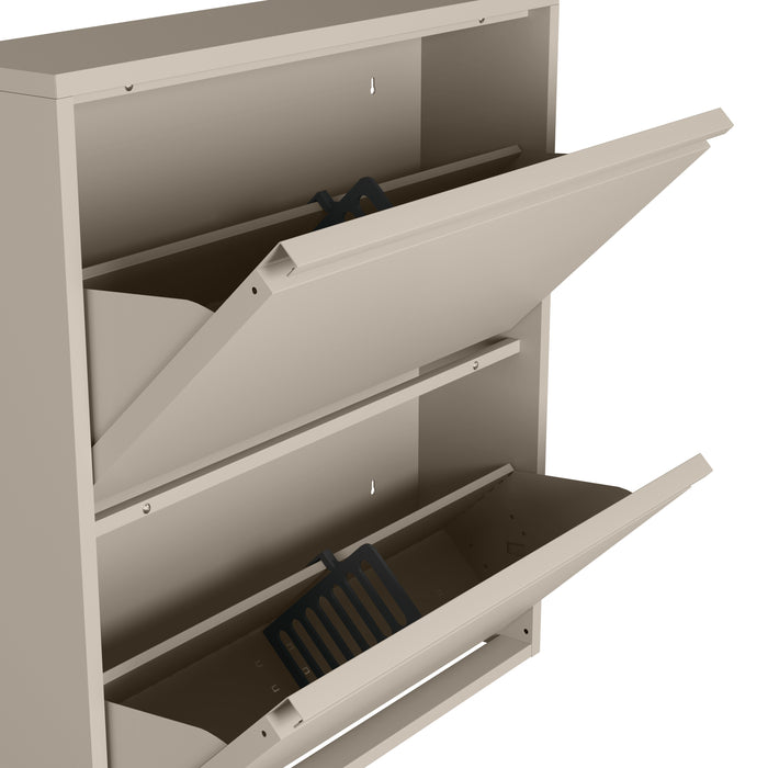 by fonQ Klip Schoenenkast - 2 Vakken - Cashmere