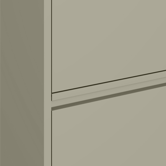 by fonQ Klip Schoenenkast - 3 Vakken - Taupe