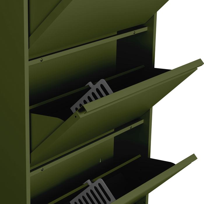 by fonQ Klip Schoenenkast - 3 Vakken - Pesto