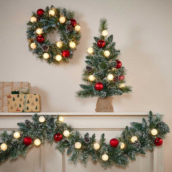 Black Box Trees Kaprun Kunstkerstboom met Verlichting - H60 x Ø39 cm