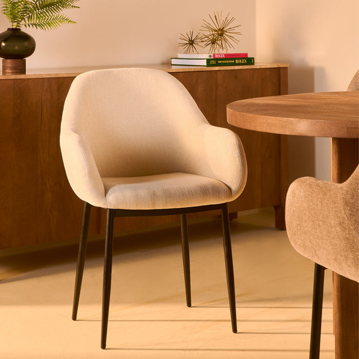 by fonQ Velino Eetkamerstoel - Beige