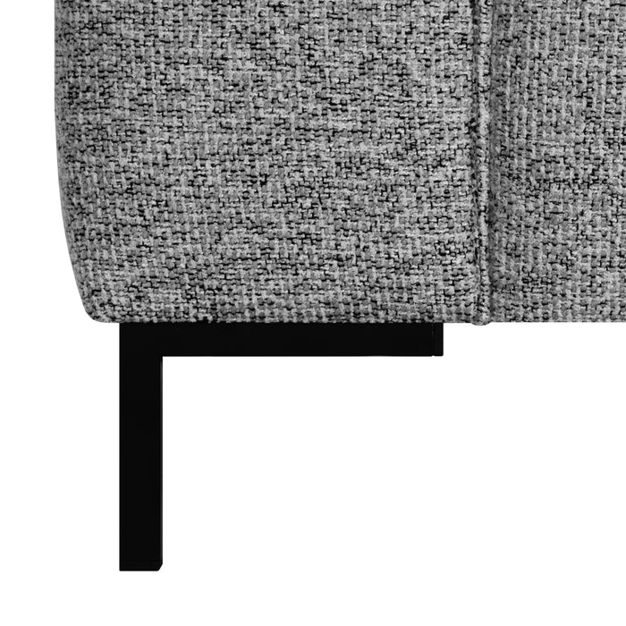 by fonQ Loft Hoekbank met Chaise Longue Rechts - Chenille Melange - Blush