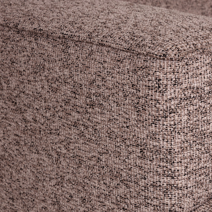 by fonQ Loft Hoekbank met Chaise Longue Links - Chenille Melange - Blush