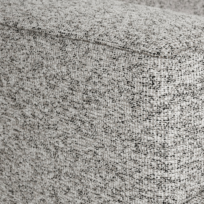 by fonQ Loft Hoekbank met Chaise Longue Links - Chenille Melange - Grijs