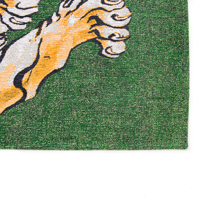 Louis de Poortere Pop Vloerkleed 100 x 140 cm - Green On Fire