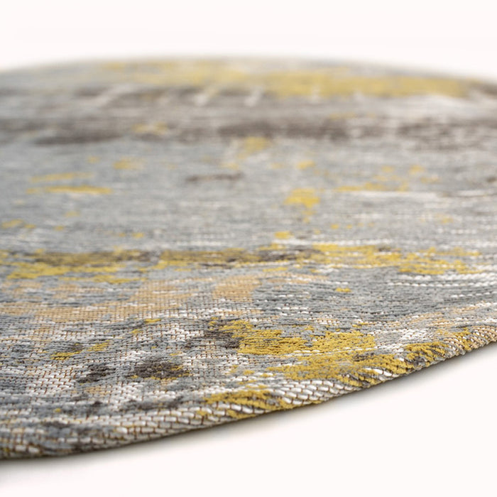 Louis de Poortere Streaks Vloerkleed Ø 140 cm - Sea Bright Sunny