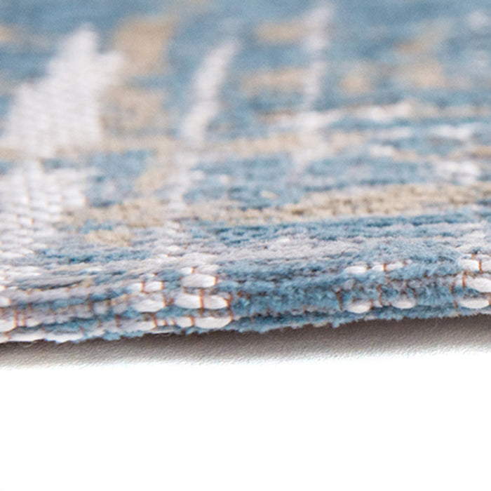 Louis de Poortere Streaks Vloerkleed 80 x 150 cm - Long Island Blue