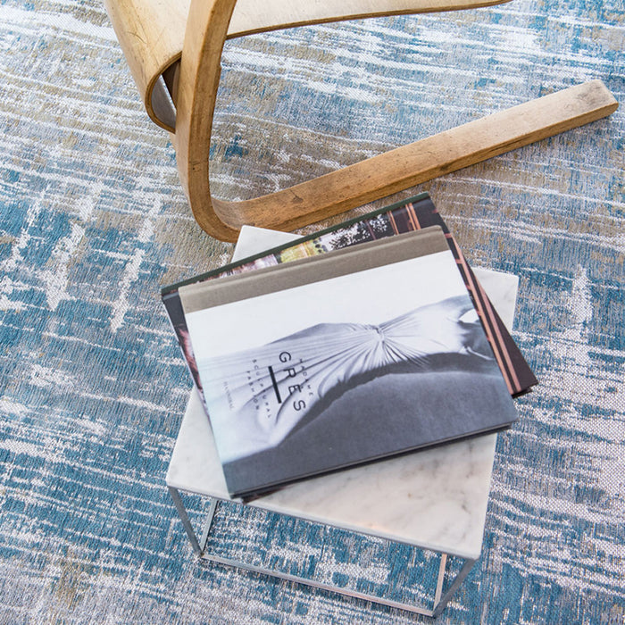 Louis de Poortere Streaks Vloerkleed 140 x 200 cm - Long Island Blue