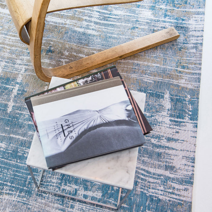 Louis de Poortere Streaks Vloerkleed 240 x 340 cm - Long Island Blue