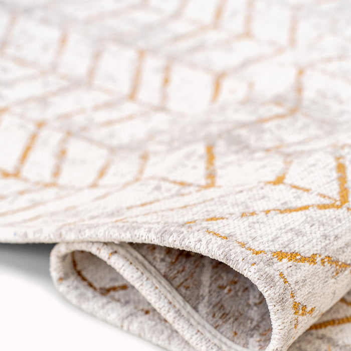 Louis de Poortere Jacob's Ladder Vloerkleed 80 x 150 cm - Central Yellow