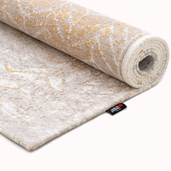 Louis de Poortere Jacob's Ladder Vloerkleed 80 x 150 cm - Central Yellow