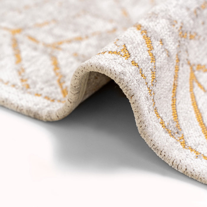 Louis de Poortere Jacob's Ladder Runner Vloerkleed 80 x 250 cm - Central Yellow