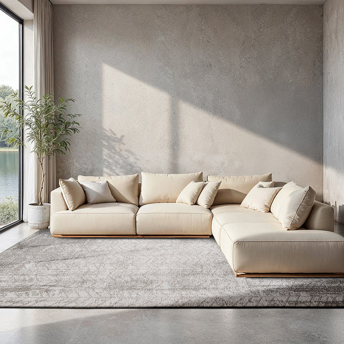 Louis de Poortere Jacob's Ladder Vloerkleed 240 x 340 cm - White Plains