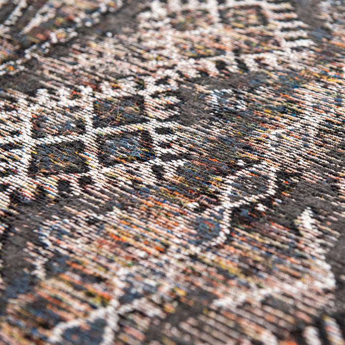 Louis de Poortere Kilim Vloerkleed 140 x 200 cm - Black Rabat