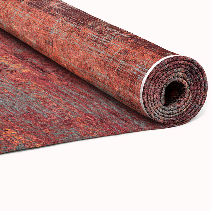 Louis de Poortere Streaks Vloerkleed 80 x 150 cm - Nassau Red