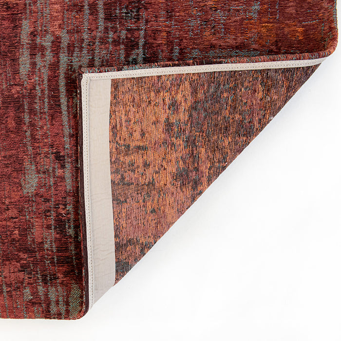 Louis de Poortere Streaks Runner Vloerkleed 80 x 250 cm - Nassau Red