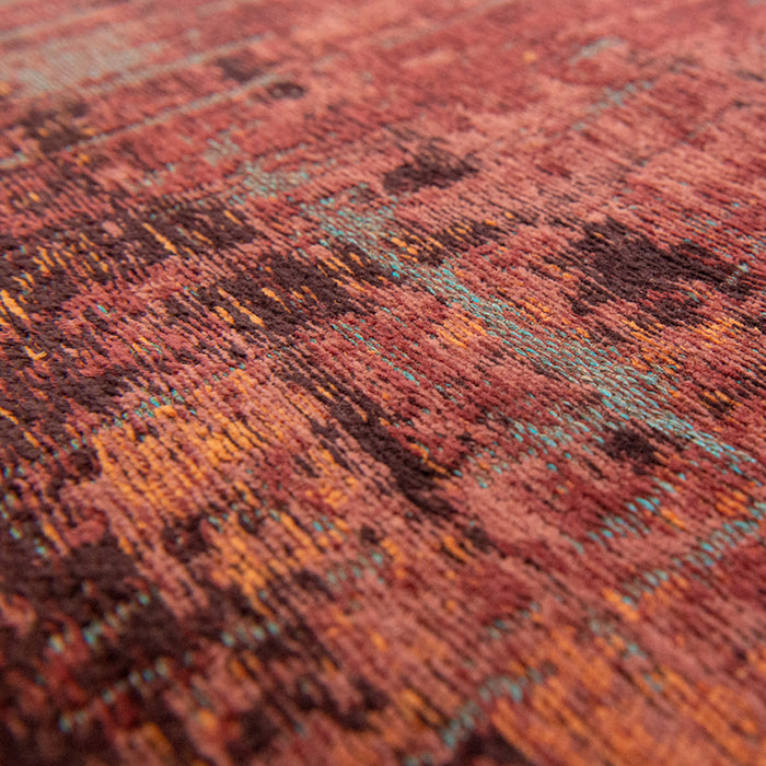 Louis de Poortere Streaks Runner Vloerkleed 80 x 250 cm - Nassau Red