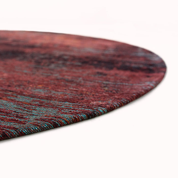 Louis de Poortere Streaks Vloerkleed Ø 240 cm - Nassau Red