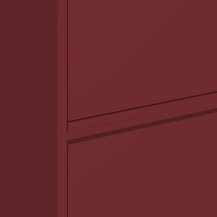 by fonQ Klip Schoenenkast - 2 Vakken - Bordeaux