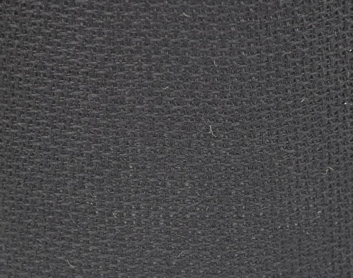 HSM Collection-Ronde Lampenkap-ø42x28-Zwart-Jute