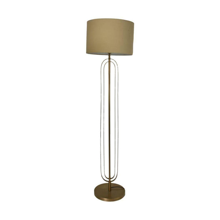 HSM Collection-Ronde Lampenkap-ø42x28-Beige-Katoen