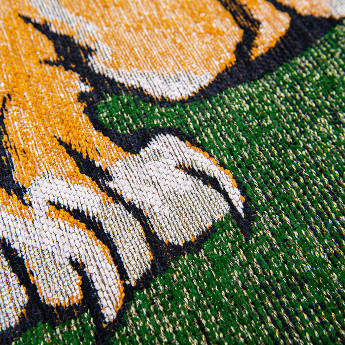 Louis de Poortere Pop Vloerkleed 280 x 390 cm - Green On Fire