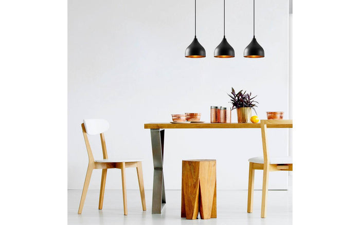 Asir | Kroonluchter | Zwart | 68 x 18 x 114 cm