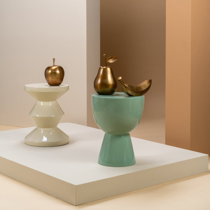 POLSPOTTEN Zig Zag Bijzettafel - Beige