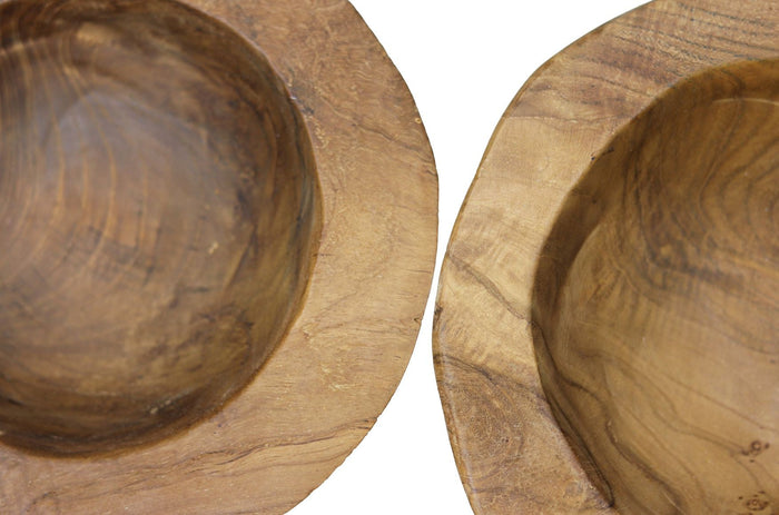 HSM Collection-Fruitschaal Small S|2-ø20-27x6-10-Naturel-Teak