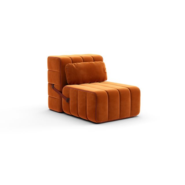 Curt kussen 60x30 - Barcelona - Russet - V3347|17 (Rood)