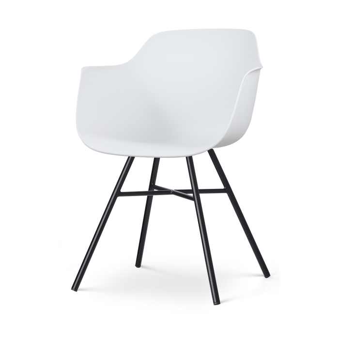 Nolon Noa-Puk Kunststof Wit - Zwart Onderstel