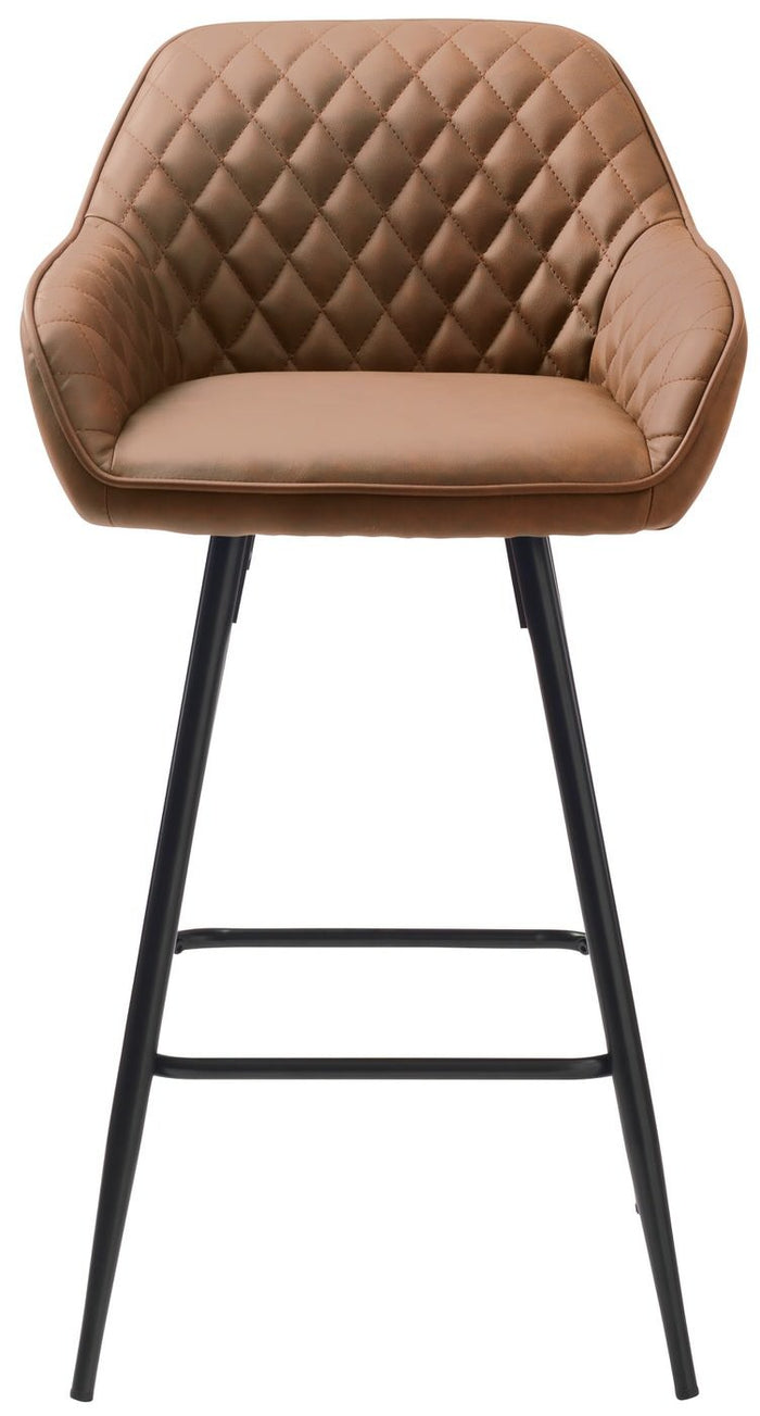 Hygge Interiors Miltona Counter Stoel Kunstleder Bruin