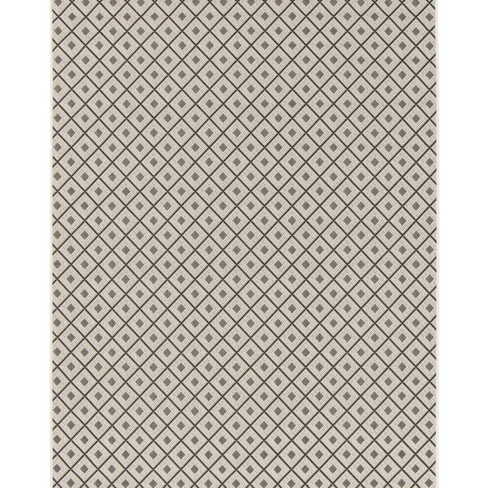 Tapeso Buitenkleed ruiten - Verdance Trellis grijs - 160x230 cm